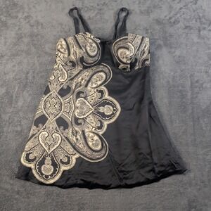 White House Black Market Nightgown Slip Nightie Lingerie Sz M Color Black